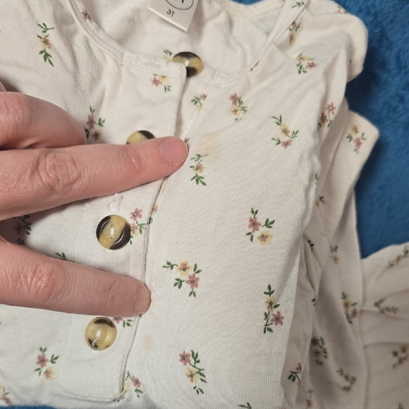 Lou Lou & Company Floral Top & Bottom Set 3t - Picture 3 of 7